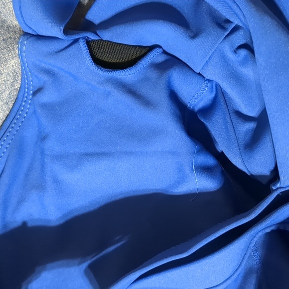 Halara Backless Twisted Flare Dance Active Dress blue size S - Picture 9 of 11